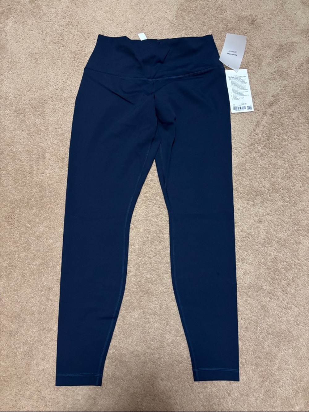 Lululemon Wunder Train HR Contour Fit 28” size 12 in Navy